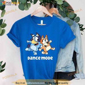 Bluey Dance Mode Shirt Bluey Birthday Shirt Bluey Family Tshirt