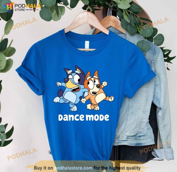 Bluey Dance Mode Shirt, Bluey Birthday Shirt, Bluey Family Shirt