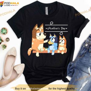 Bluey Mothers Day Shirt, Funny Bluey and Bingo Toddler Tee, Bluey Family Shirt