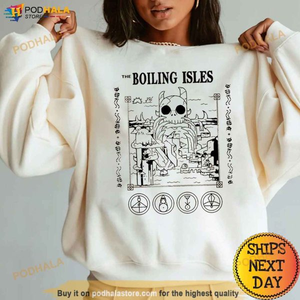 Boiling Isles The Owl House Shirt, Hexside School Of Magic And Demonics TShirt