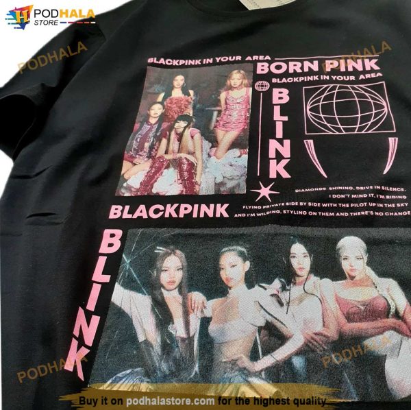 Born Pink Shirt, Kpop Fan Tee, Kpop Merch Shirt, Blackpink World Tour Tee