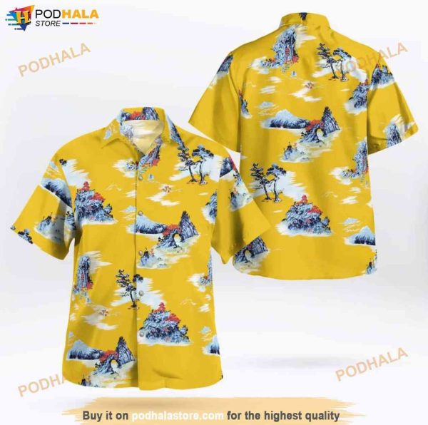 Brad Pitt Summer Short Sleeve Hawaiian Shirt 3D Beach, Aloha Shirt