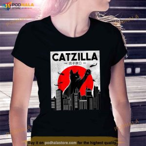Catzilla Funny Cat Shirt Funny Cat Cat Lover Shirt 2
