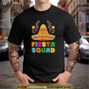 Cinco De Mayo Fiesta Squad Mexican Party Cinco De Mayo Party Shirt