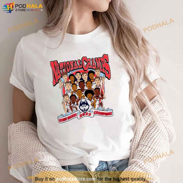 Connecticut Huskies National Champs 2023 Basketball Players Shirt