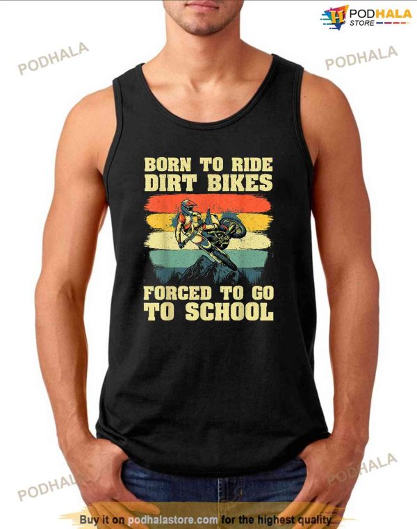 Cool Dirt Bike For Men Women Kids Motocross Dirt Bike Lover Shirt