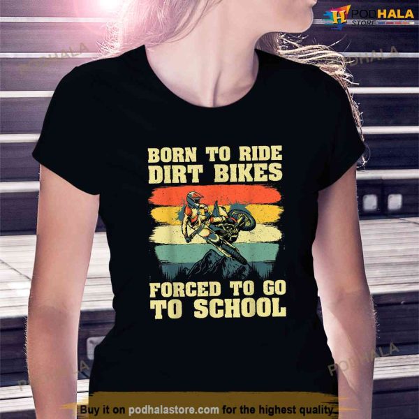 Cool Dirt Bike For Men Women Kids Motocross Dirt Bike Lover Shirt