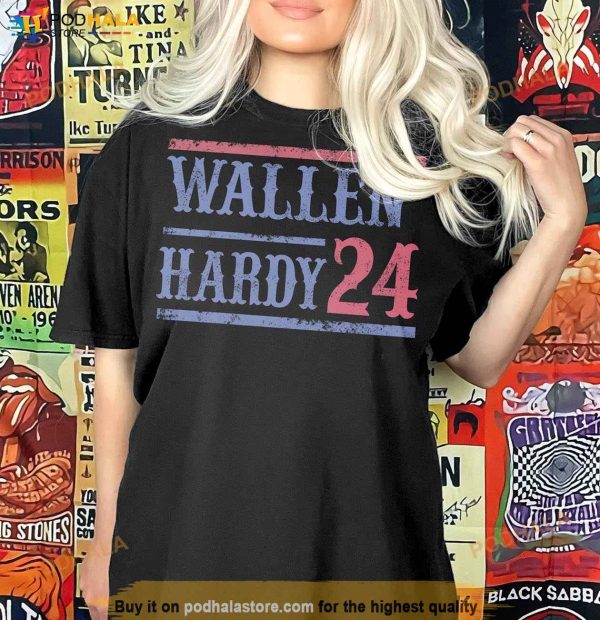 Country Wallen Hardy ’24 Shirt, Hardy Western Music Shirt, Cowboy Wallen Merch