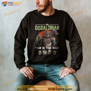 Dadalorian Shirt This Is The Way Tee Star Wars Character Baby Yoda Gift For Dad
