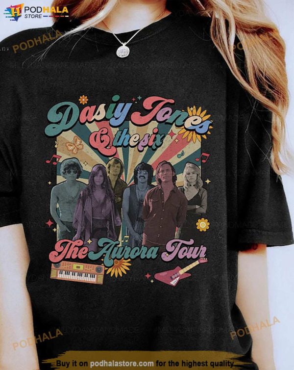 Daisy Jones & The Six Shirt, Retro The Aurora Tour 1978-79 Shirt