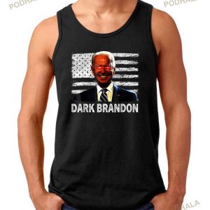 Dark Brandon Funny Biden Saving America Flag Political Shirt 2