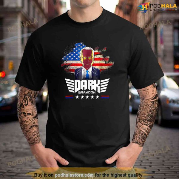 Dark Brandon Is Rising Dark Brandon Rises Pro Biden USA T Shirt