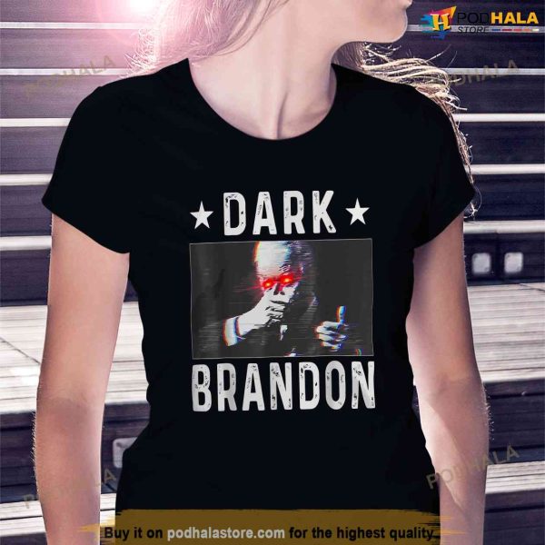 Dark Brandon Shirt, Funny Biden Saving America Flag Political T-Shirt