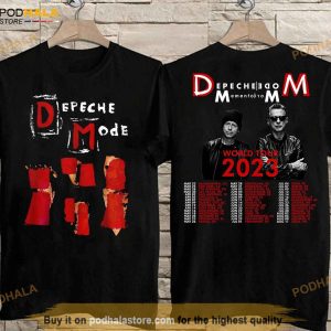 Depeche Mode Memento Mori World Tour 2023 Shirt, Depeche Mode Rock Band Gift