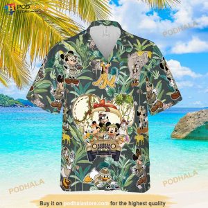 Disney Animal Kingdom Mickey And Friends Hawaiian Shirt Safari Mode Hawaii 3