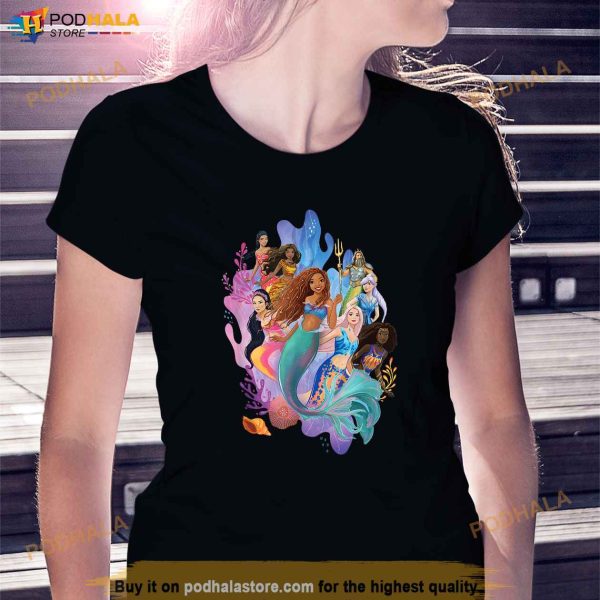 Disney Princess The Little Mermaid Ariel Royal Ocean Family Shirt