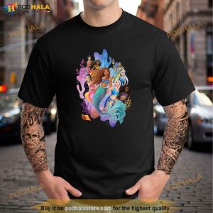 Disney Princess The Little Mermaid Ariel Royal Ocean Family Shirt 2