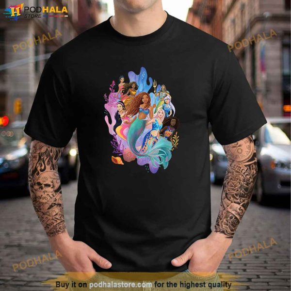 Disney Princess The Little Mermaid Ariel Royal Ocean Family Shirt