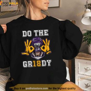 Do The Griddy Griddy Dance Football Fans Cheerleaders Shirt 3