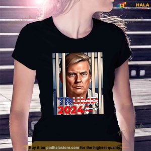 Donald Trump Indicted Lock Him Up Jail Arrest Trump Mugshot Shirt 3 1