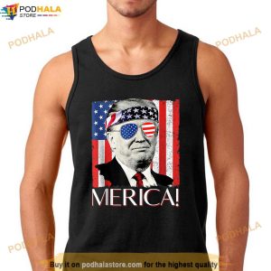 Donald Trump Merica Patriotic American Flag 4th Of July T Shirt 2