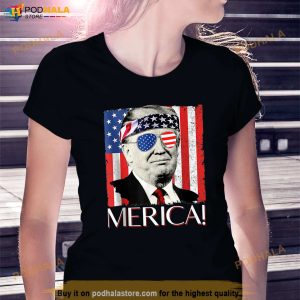 Donald Trump Merica Patriotic American Flag 4th Of July T Shirt 3