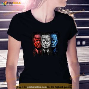 Donald Trump Red White and Blue Donald J Trump Portrait T Shirt 3