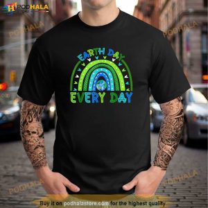 Earth Day Everyday Shirt Earth Day Rainbow Save The Planet Shirt