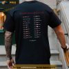 F1 2023 Season Calendar Shirt, Formula 1 2023 T-Shirt, Drive To Survive