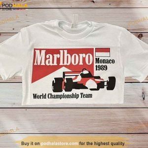 F1 World Championship Team Monaco 1989 Shirt, Gifts For F1 Fans