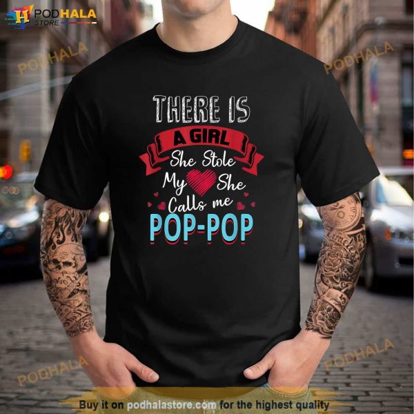 Fathers Day Gifts for Poppop from Daughter New Dad Shirt