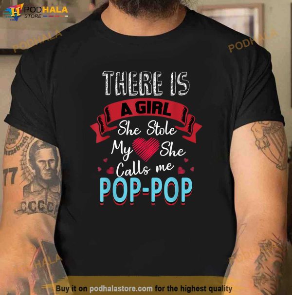 Fathers Day Gifts for Poppop from Daughter New Dad Shirt
