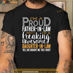 Fathers Day Shirt Father In Law Tees Stepdad Men Daddy Gift Shirt 2