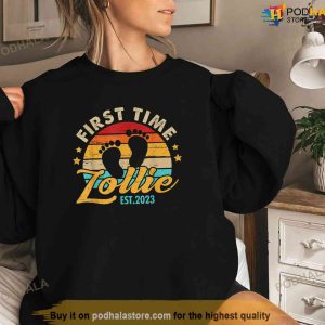 First Time Lollie Est 2023 Shirt, Pregnancy Gifts For First Time Moms