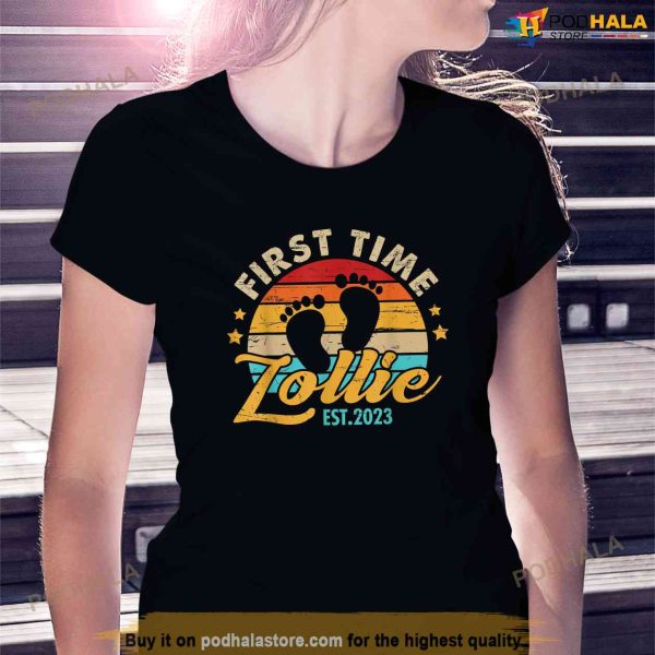First Time Lollie Est 2023 Shirt, Pregnancy Gifts For First Time Moms