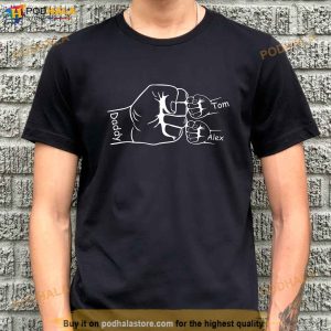 Fist Bump Shirt, Custom Dad and Son Matching, Personalized Fathers Day Shirt