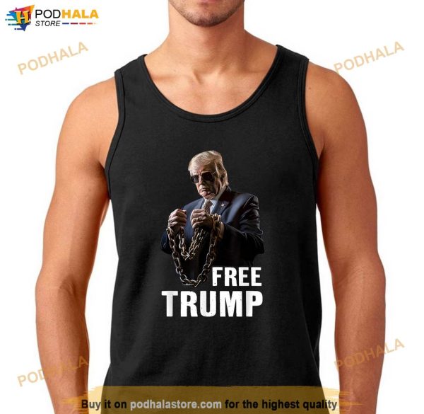 Free Donald Trump Republican Support Pro Trump American T-Shirt