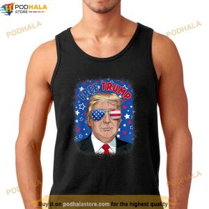 Free Donald Trump Republican Support T Shirt Gift For 4th of July 2