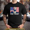 Free Donald Trump Support USA Flag Trump 2024 Republican Shirt