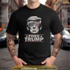Free Trump 2024 Vintage American Flag Sunglasses Mugshot Shirt