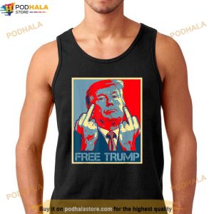 Free Trump Middle Finger Republican Support T Shirt Funny Donald Trump Shirts 2