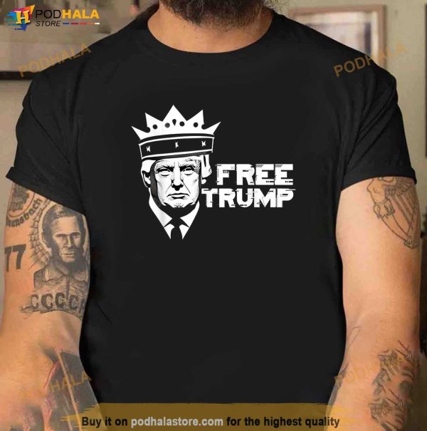 Free Trump Republican Support Donald Trump 2024 T-Shirt