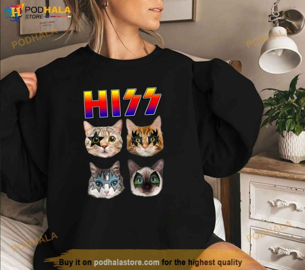 Funny Face Cat For Cats Lovers Cat Dad Cat Mom Shirt