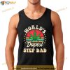 Funny Fathers Day Step Dad Vintage Worlds Dopest Dad Shirt
