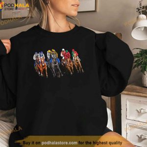 Funny Horse Racing Jockey Racer Derby Rider Race Track Gifts Shirt