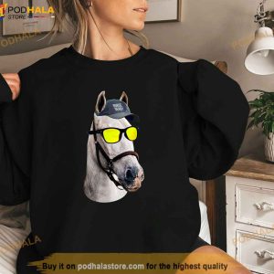 Funny Horse Racing Vintage Horse Portrait Ky Derby Horse Shirt 2