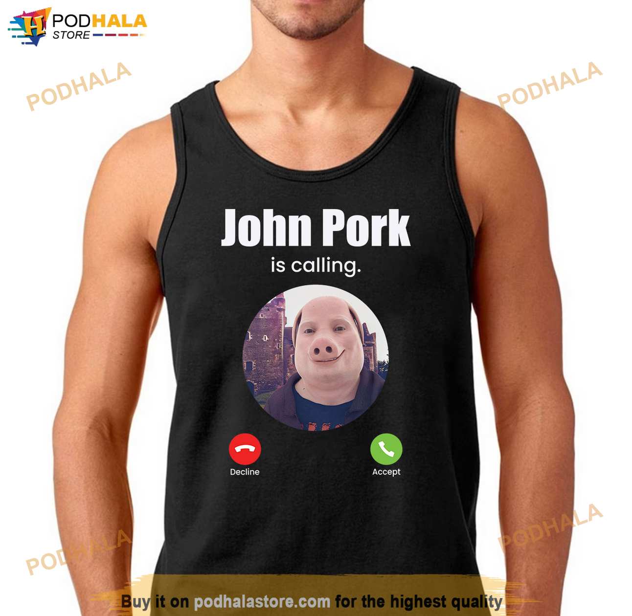 John Pork Is Calling Meme | Sticker