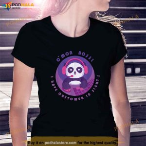 Funny Panda Game Shooting Expert at Office CMON Boss  Shirt