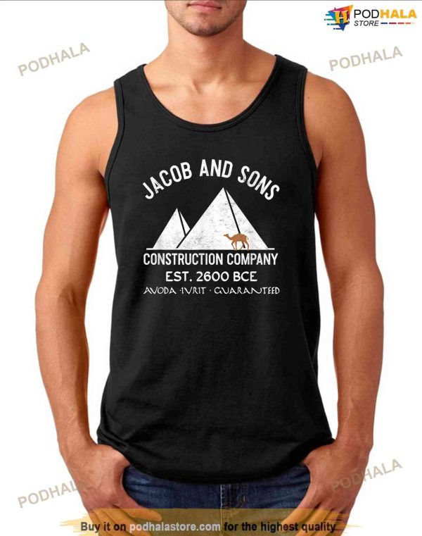 Funny Passover Hebrew Construction Egypt Pyramids Builders Shirt