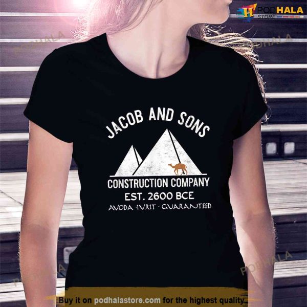 Funny Passover Hebrew Construction Egypt Pyramids Builders Shirt